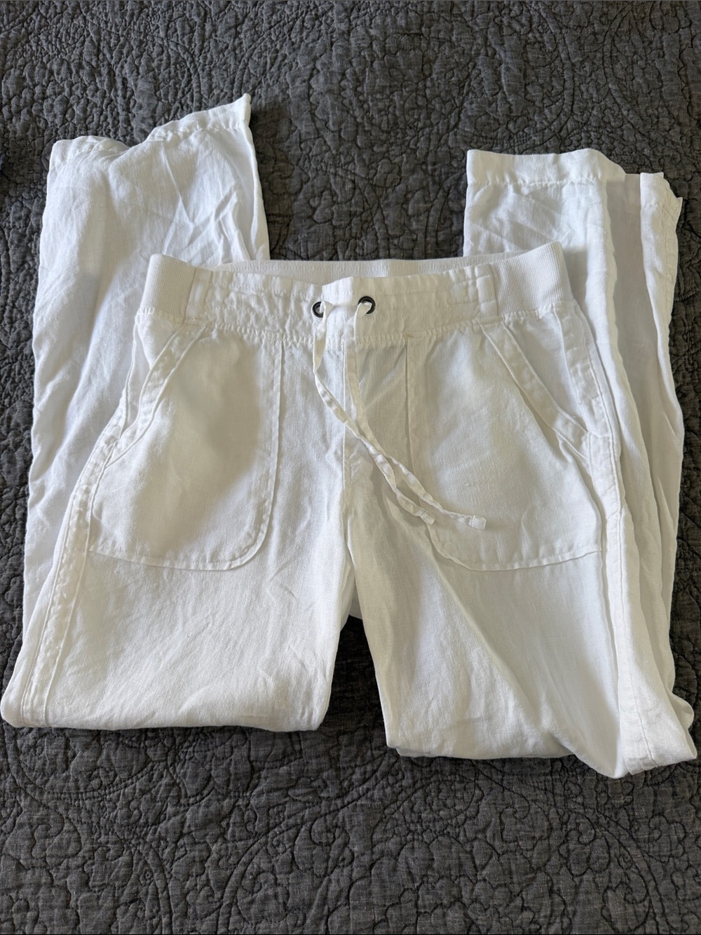 Athleta Drawstring Linen Pant - Picture 3 of 10